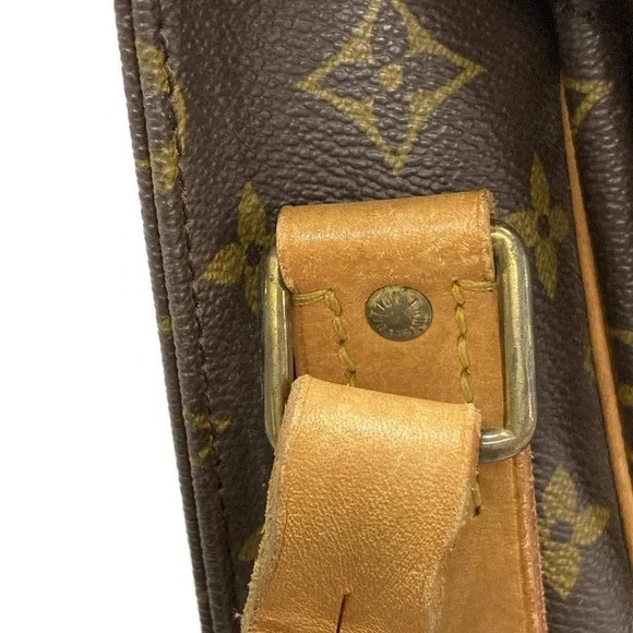 Authentic Louis Vuitton cartouchiere GM monogram crossbody